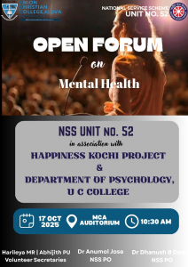 Open Forum on Mental Health